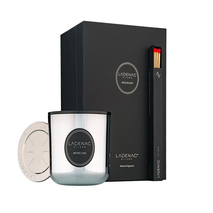 Candle in Jar URBAN SENSES 7 oz Grey Boisee Chic 8.86 x 5.91 x 3.54 in