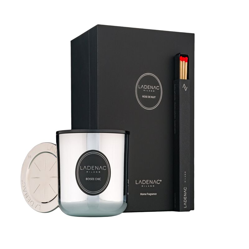 Candle in Jar URBAN SENSES 7 oz Grey Boisee Chic 8.86 x 5.91 x 3.54 in image number 0