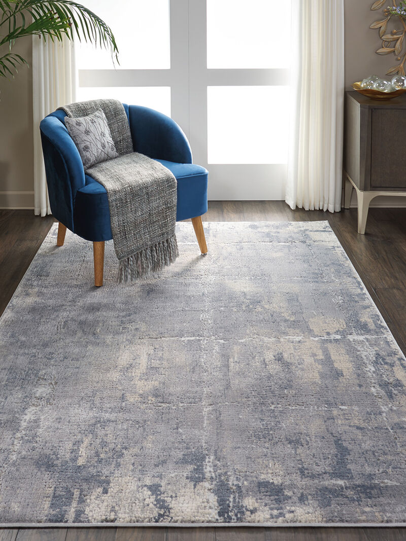 Rustic Textures RUS06 Gray/Beige 5'3" x 7'3" Rug image number 7