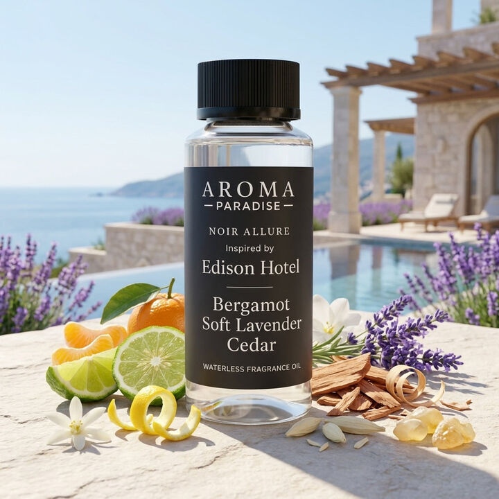Edison Hotel Inspired Waterless Fragrance Oil for Cold-Air Diffusers