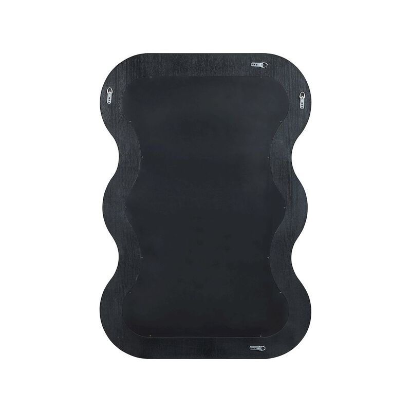 Meridian Furniture Bellagio Black Oak Veneer Mirror