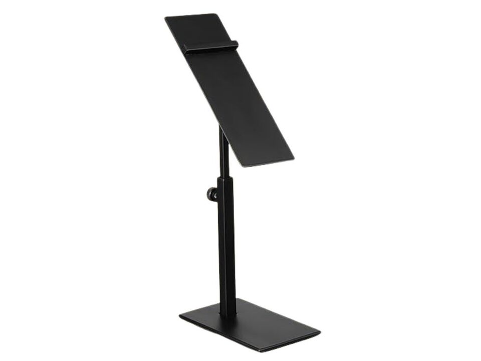 Metal Shoe Display Stand Adjustable Shelves Black 2 Pack Heel