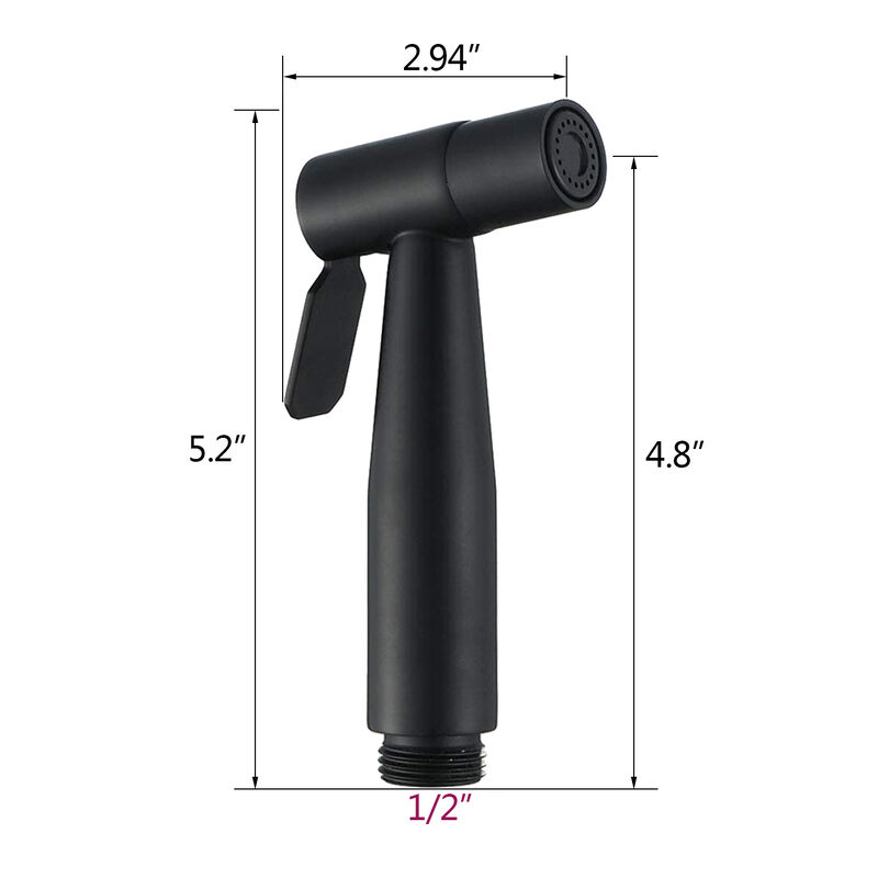 Handheld Bidet Sprayer For Toilet Matte. image number 6