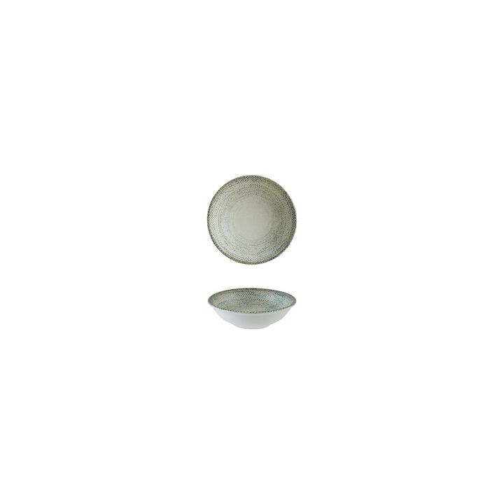 Sway dia.3.5" h:1" 2 oz. Round Decorated Porcelain Bowl (Set of 4)