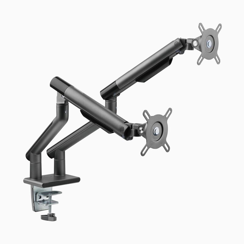 Desky Dual Slim Aluminium Monitor Arm image number 0