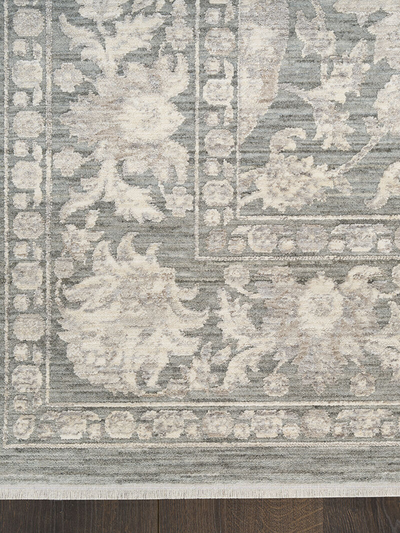 Shadows SHW08 Sage/Ivory 2'2" x 10' Rug image number 2
