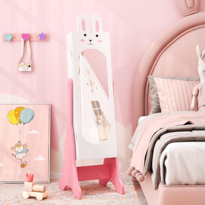 Hivvago Kids Room Furniture Set with Princess Vanity Table and Chair