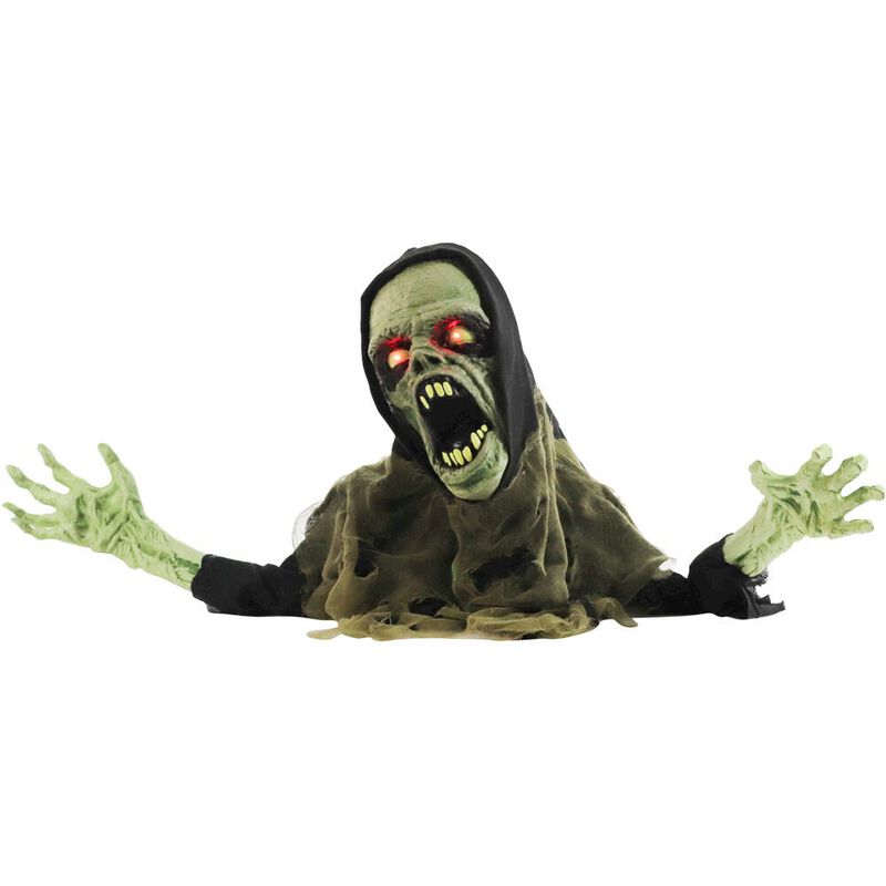 Haunted Hill Farm 21''Animated Zombie Groundbreaker image number 0
