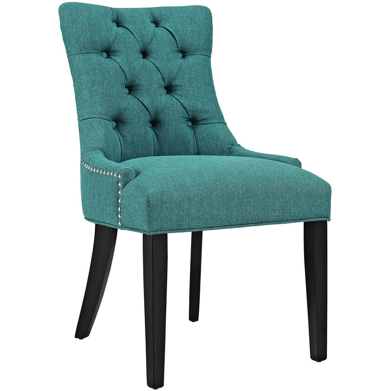 Regent Fabric Dining Chair, Beige-Benzara image number 0