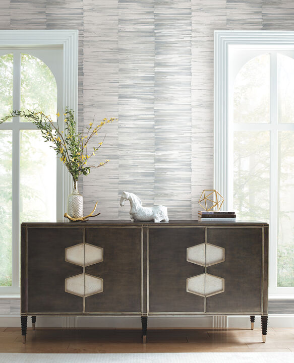 Artist's Palette Blue & Grey Wallpaper