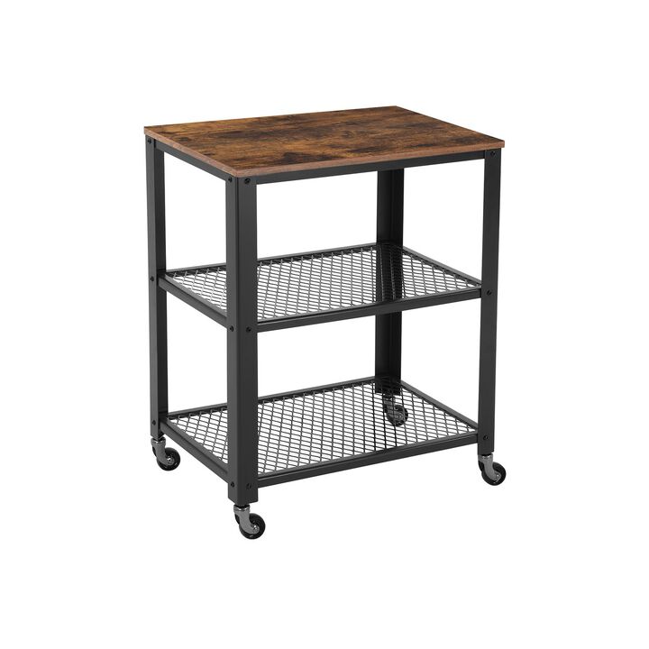 Standing Baker's Racks, 30.6"H, Rustic Brown