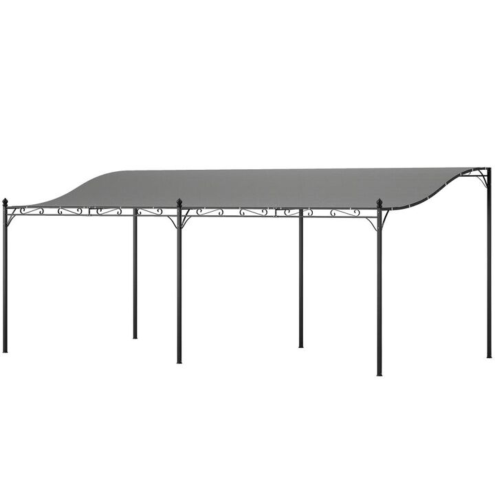 Hivvago 10x20 Metal Pergola Canopy for Patio