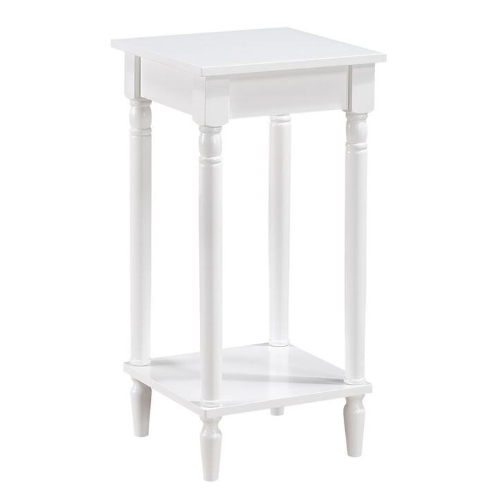 Convenience Concepts French Country Kim End Table with Shelf