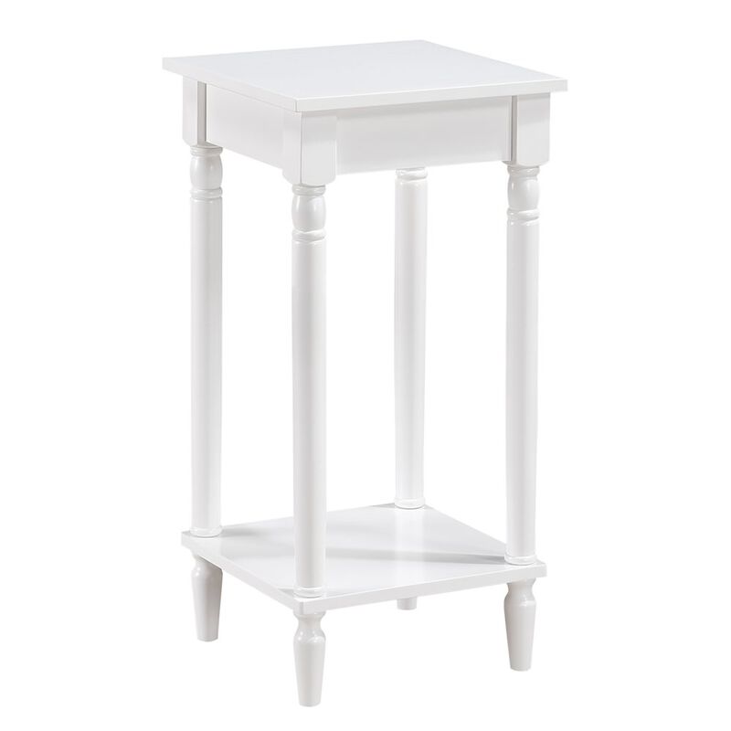 Convenience Concepts French Country Kim End Table with Shelf