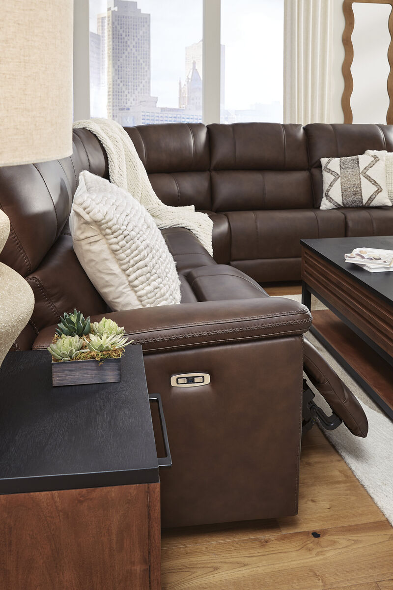 Beryton 5-Piece Power Reclining Sectional image number 2