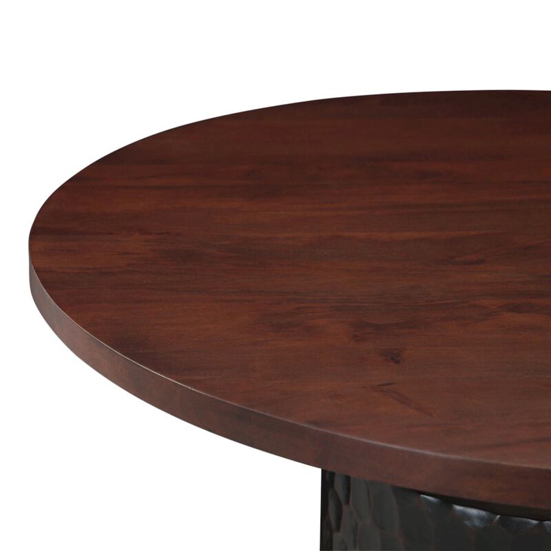 World Interiors Vallarta 48" Round Dining Table in Two Tone image number 2