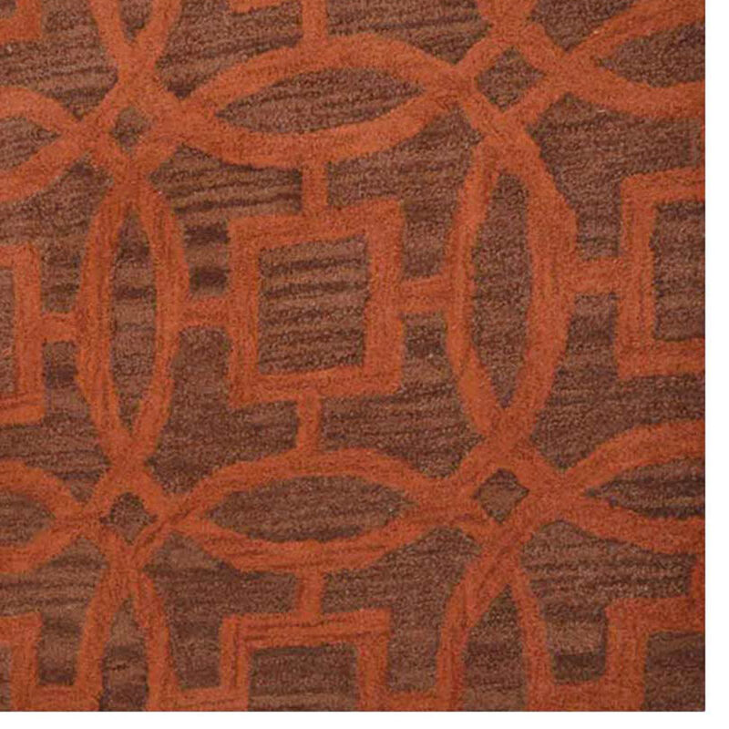 RUGSOTIC CARPETS HAND TUFTED WOOL ECO-FRIENDLY AREA RUGS  -Geometric Modern Design, High Pile Handmade Area Rugs for Living Room, Bed Room (K00239) image number 2