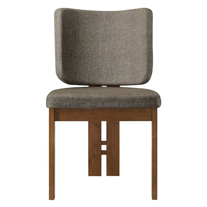Alba Armless Upholstered Dining Chairs Set Of 2 image number 6