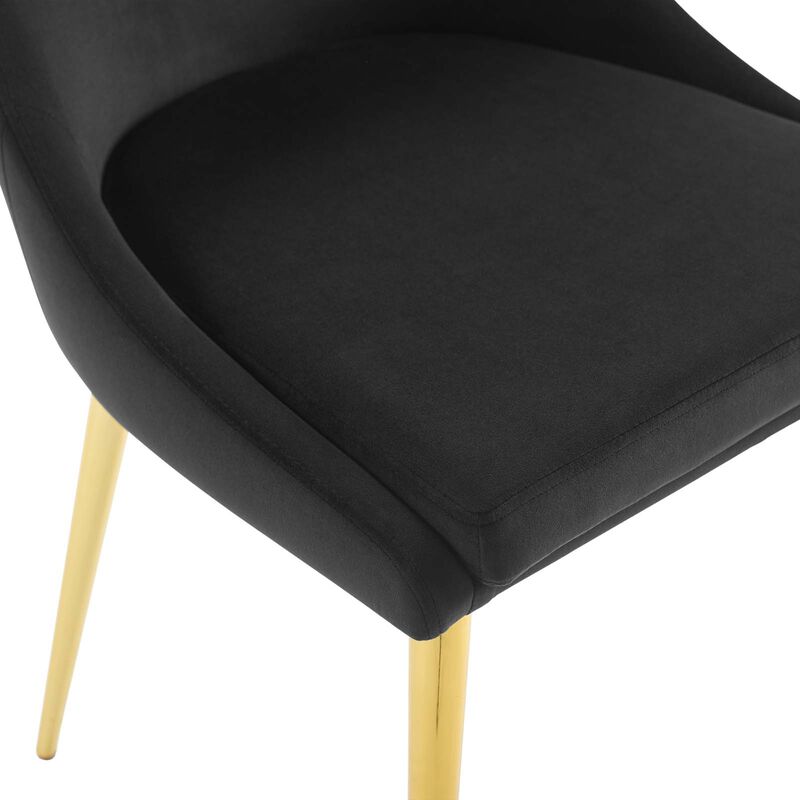 Viscount Modern Accent Performance Velvet Dining Chair image number 5