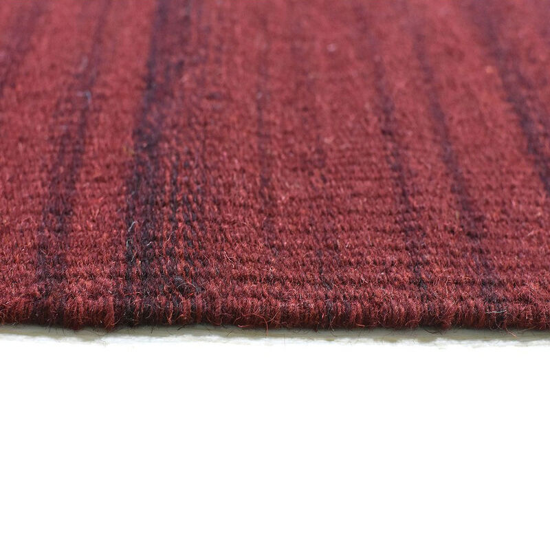 RUGSOTIC CARPETS HAND WOVEN FLAT WEAVE KILIM WOOL ECO-FRIENDLY AREA RUGS - Square Shape, Solid Plain Design, Low Pile  Handmade Area Rugs for Living Room, Bed Room (D00111) image number 5