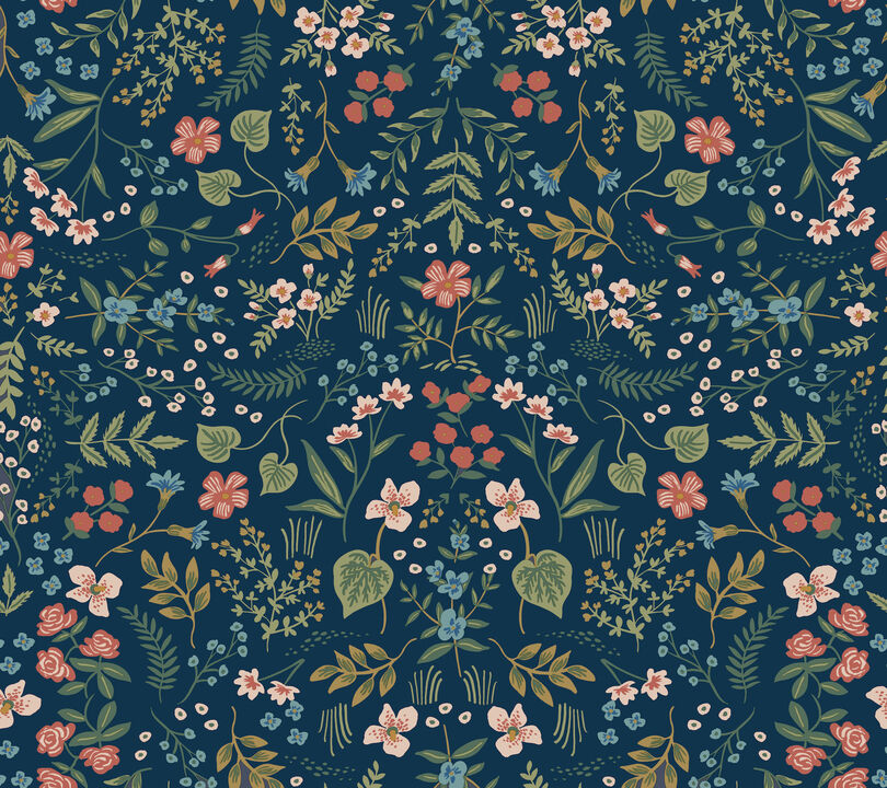Wildwood Navy Peel & Stick Wallpaper