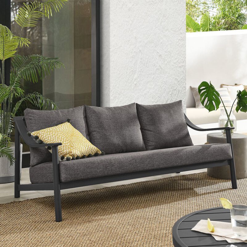 Terrace Outdoor Patio Aluminum Sofa image number 7