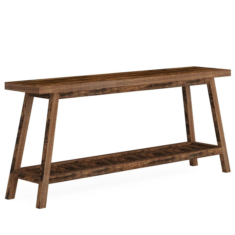 Tribesigns Console Table Entryway Table 2-Tier Sofa Table image number 0