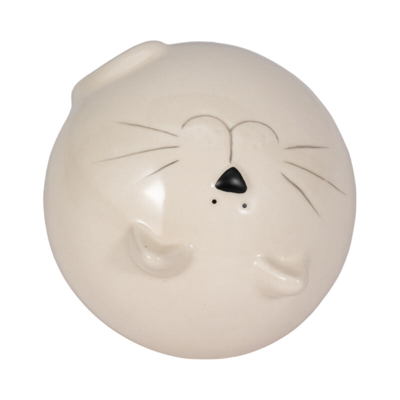 5" Kitty Orb, White image number 5
