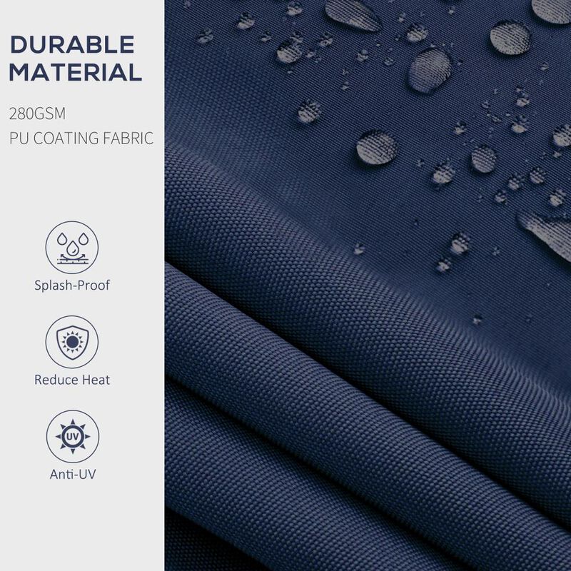 Hivvago 8' x 6.5' Manual Retractable Sunshade Awning image number 5