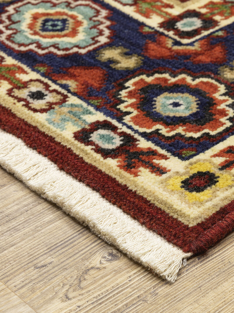 Lilihan 5'3" x 7'6" Red Rug image number 2