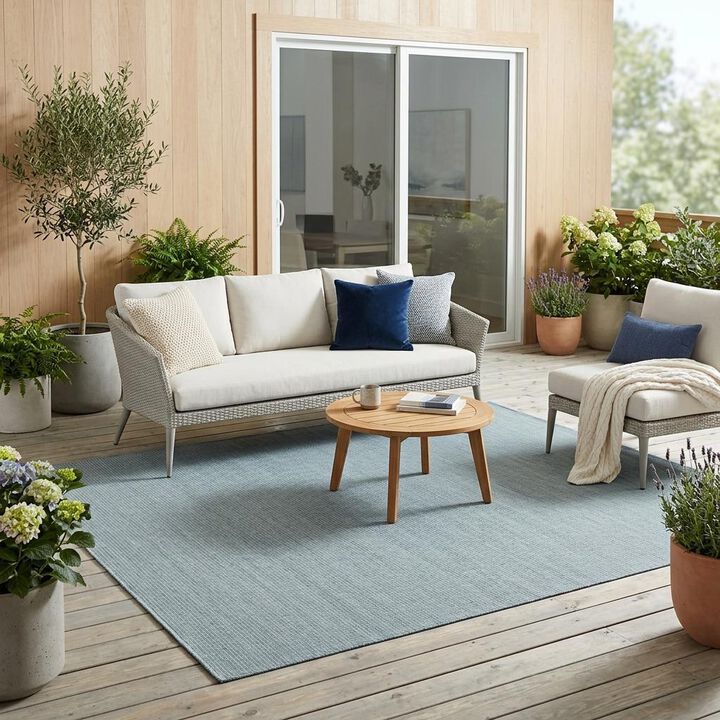 HomeRoots Indoor Outdoor Area Rug