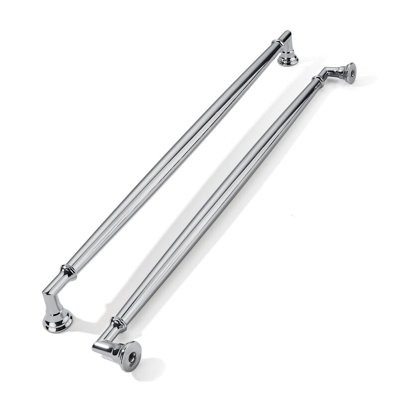 khtumeware 10 Pack 10 Inch(256mm) Polished Chrome Cabinet Pulls Heavy Duty Soild Cabinet Handles Kitchen Cabinet Hardware for Cu