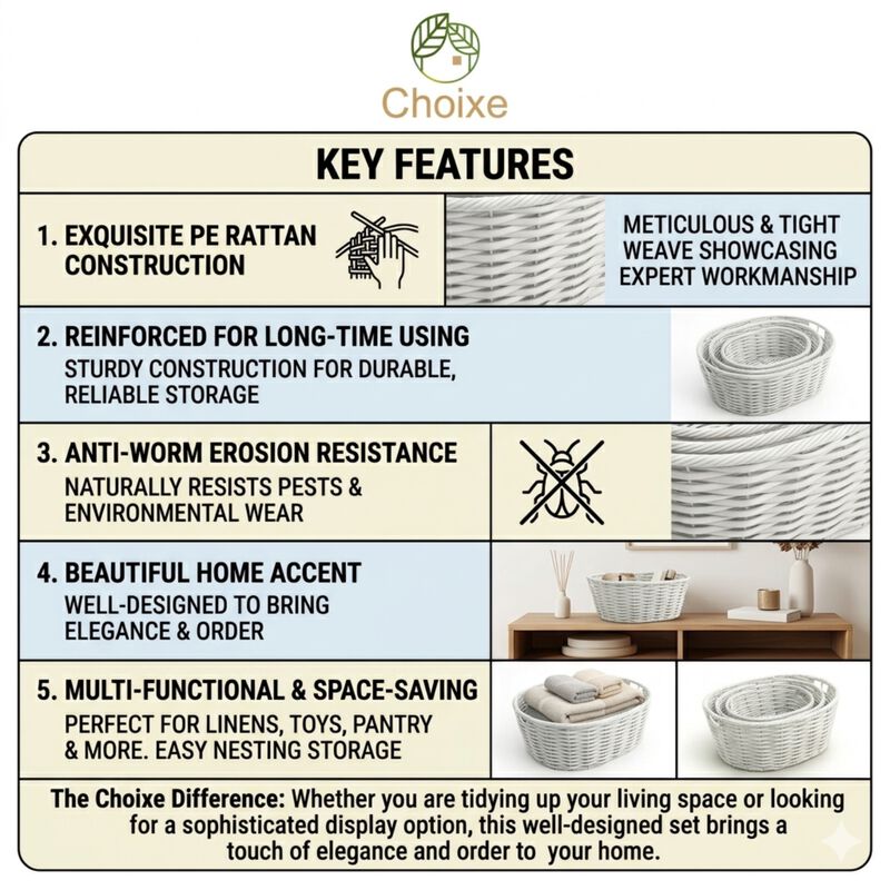 Multi-Purpose Nesting Basket 3-Piece Set image number 4