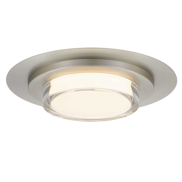 Plate Round 16 in SS LED Flush Mount