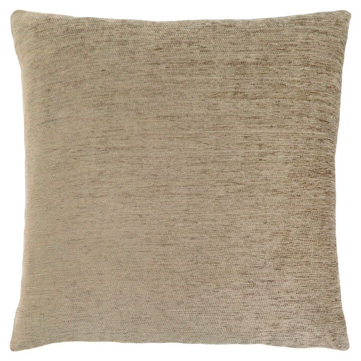 Monarch Specialties I 9296 Pillows, 18 X 18 Square, Insert Included, Decorative Throw, Accent, Sofa, Couch, Bedroom, Polyester, Hypoallergenic, Brown, Modern
