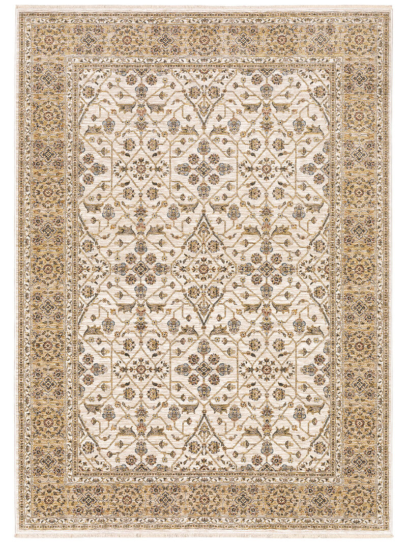 Maharaja 5'3" x 7'6" Ivory Rug image number 0
