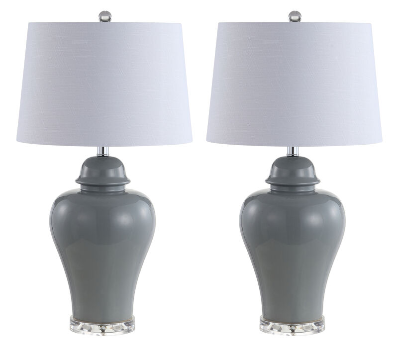 Winnie Ceramic Urn LED Table Lamp (Set of 2)