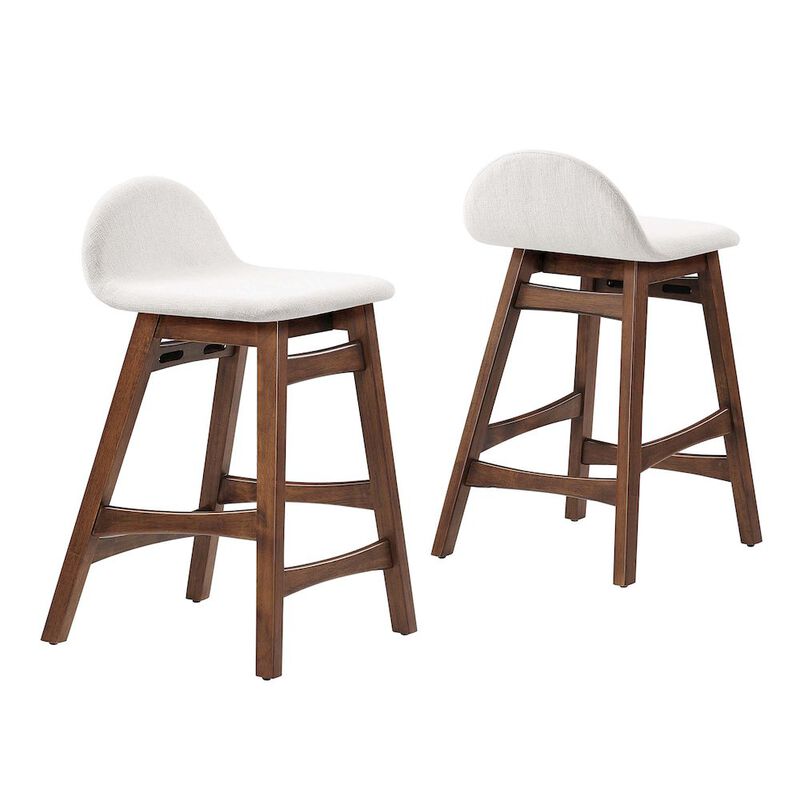 Juno Wood Counter Stool Set of 2 image number 7