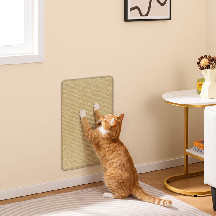 Cat Scratching Mat Set of 6 Pieces for Indoor Cats and Play Area