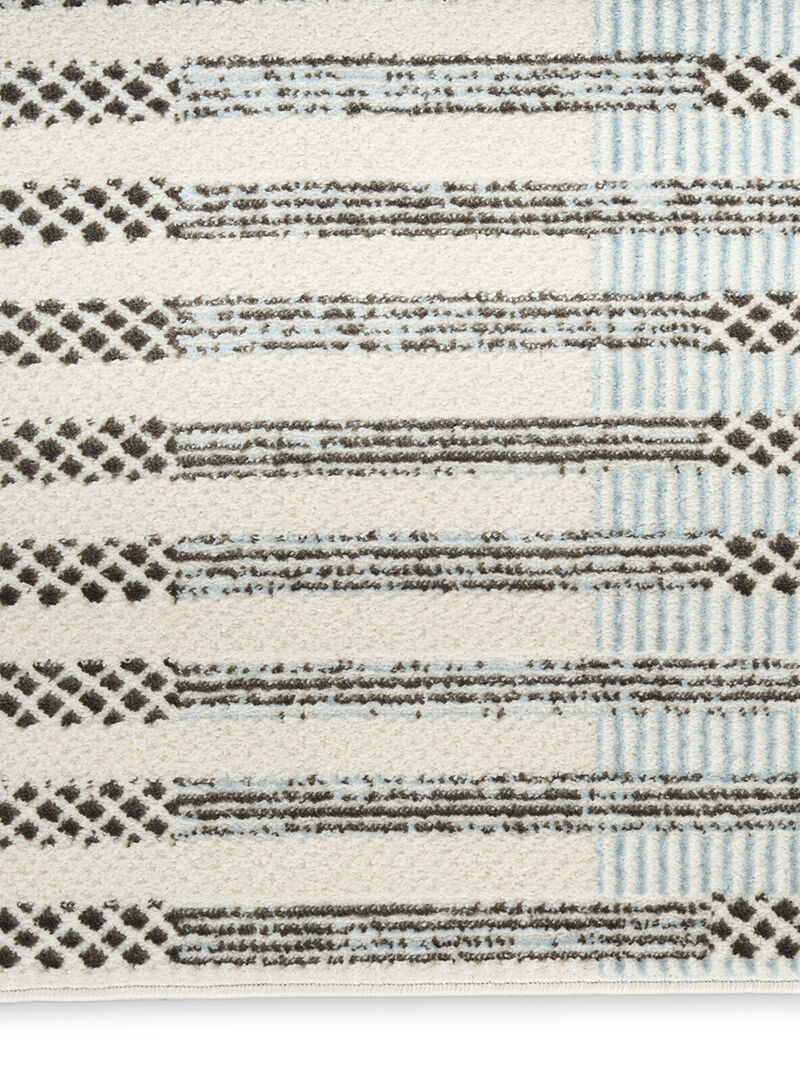 Nordic NRC15 Ivory/Blue 8' x 10' Rug