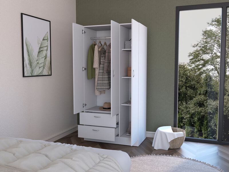 Armoire Haddam, Bedroom, White