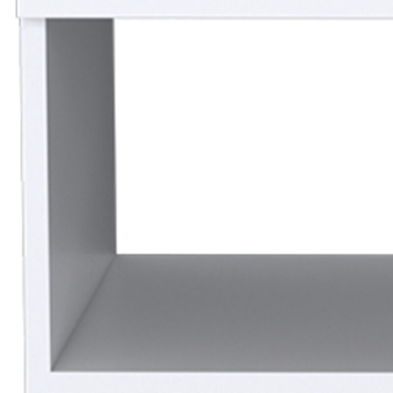 Durable Faux Wood Nightstand with 1 Drawer – Modern Bedside Table