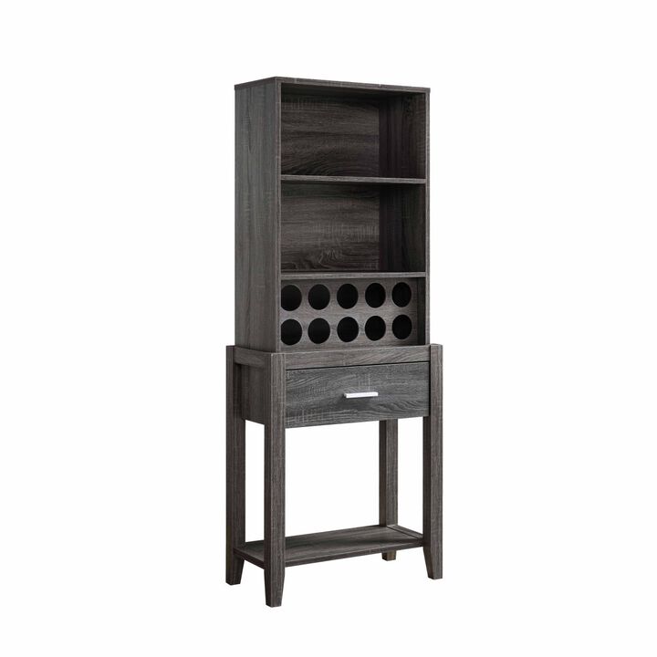 Wine Cabinet Distressed Grey