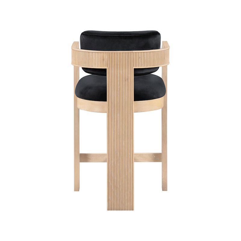 Meridian Furniture Sacha Velvet Stool