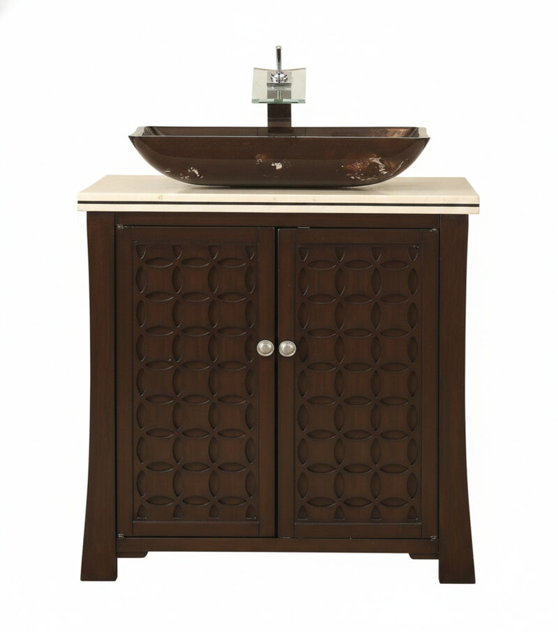 30 Inch Benton Collection Giovanni Vessel Sink Bathroom Vanity image number 0