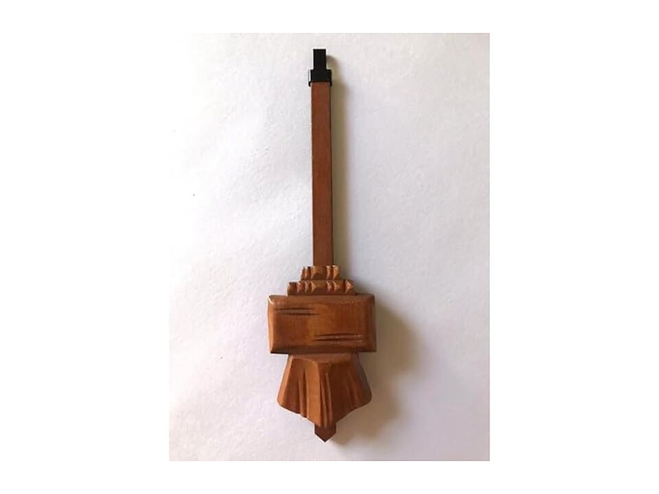 Cuckoo Pendulum Chalet Style New Brown Wall Clock 8 Inch Home Decor