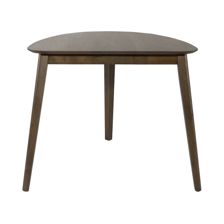 Liberty Furniture Space Savers 4 Piece Triangle Table Set in Rubberwood Solids and Walnut Veneers