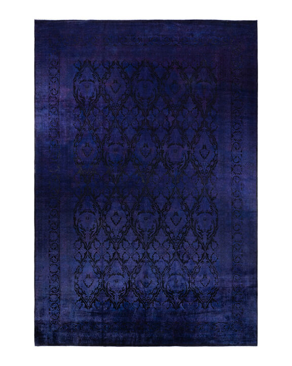 Fine Vibrance, One-of-a-Kind Handmade Area Rug  - Purple, 17' 7" x 11' 10"