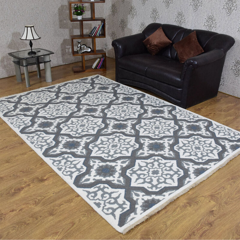 Rugsotic Carpets Hand Knotted Sumak Wool Size Area Rug Contemporary Size SW0004 image number 1