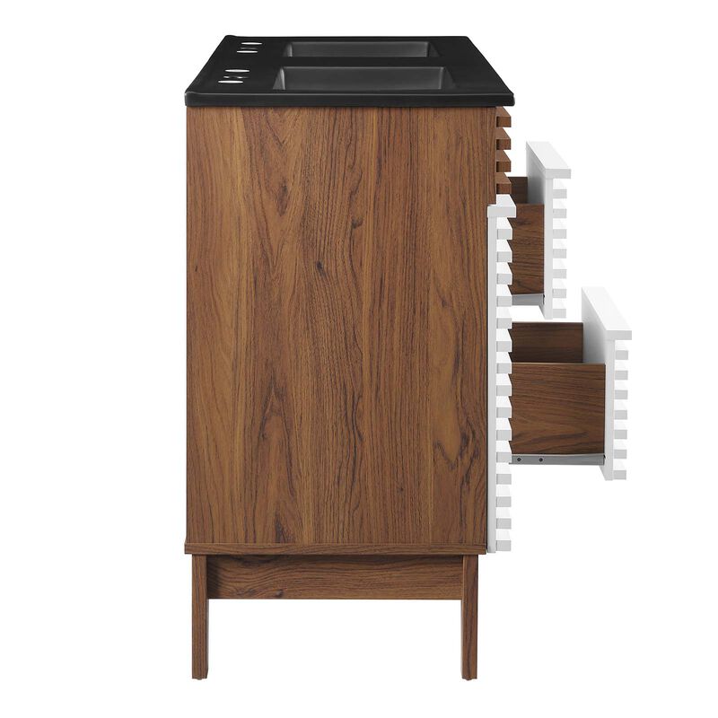 Render 48" Double Sink Bathroom Vanity image number 2